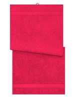 Myrtle Beach Handtuch aus Bio-Baumwolle, Acid Yellow 70 x 140 cm, MB443 – Red