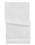 Myrtle Beach Handtuch aus Bio-Baumwolle, Acid Yellow 70 x 140 cm, MB443 – White