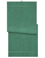Myrtle Beach Sauna Sheet aus Bio-Baumwolle, Acid Yellow 70 x 180 cm, MB444 – Dark Green