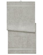 Myrtle Beach Sauna Sheet aus Bio-Baumwolle, Acid Yellow 70 x 180 cm, MB444 – Mid Grey