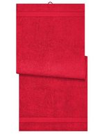 Myrtle Beach Sauna Sheet aus Bio-Baumwolle, Acid Yellow 70 x 180 cm, MB444 – Orient Red