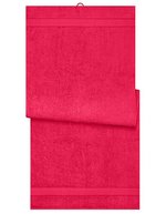 Myrtle Beach Sauna Sheet aus Bio-Baumwolle, Acid Yellow 70 x 180 cm, MB444 – Red