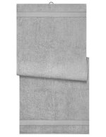 Myrtle Beach Sauna Sheet aus Bio-Baumwolle, Acid Yellow 70 x 180 cm, MB444 – Silver