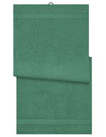 Myrtle Beach Badetuch aus Bio-Baumwolle, Acid Yellow 100 x 150 cm, MB445 – Dark Green