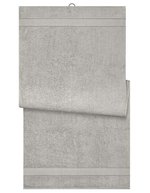 Myrtle Beach Badetuch aus Bio-Baumwolle, Acid Yellow 100 x 150 cm, MB445 – Mid Grey