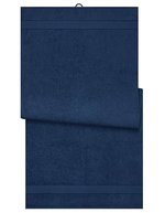 Myrtle Beach Badetuch aus Bio-Baumwolle, Acid Yellow 100 x 150 cm, MB445 – Navy