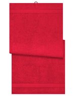 Myrtle Beach Badetuch aus Bio-Baumwolle, Acid Yellow 100 x 150 cm, MB445 – Orient Red
