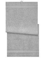 Myrtle Beach Badetuch aus Bio-Baumwolle, Acid Yellow 100 x 150 cm, MB445 – Silver