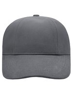 Casquette laminée 6 panneaux retournée – Gris fonce