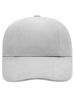 Casquette laminée 6 panneaux retournée – Gris clair