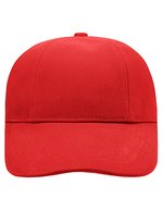 Casquette laminée 6 panneaux retournée – Rouge