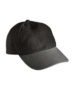 Myrtle Beach 6-Panel Cap Schwarz, Aqua 58 cm, MB6111 – Noir/Anthracite