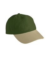 Myrtle Beach 6-Panel Cap Schwarz, Aqua 58 cm, MB6111 – Olive/Beige