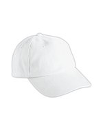 Myrtle Beach 6-Panel Cap Schwarz, Aqua 58 cm, MB6111 – Blanc