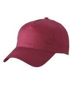 Myrtle beach 5-Panel Cap aus 100% Baumwolle, Atlantic One Size, MB6117 – Borgogna