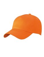 Myrtle beach 5-Panel Cap aus 100% Baumwolle, Atlantic One Size, MB6117 – Arancione