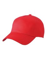 Myrtle beach 5-Panel Cap aus 100% Baumwolle, Atlantic One Size, MB6117 – Rosso