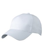 Myrtle beach 5-Panel Cap aus 100% Baumwolle, Atlantic One Size, MB6117 – Bianco