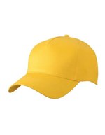 Myrtle beach 5-Panel Cap aus 100% Baumwolle, Atlantic One Size, MB6117 – Giallo