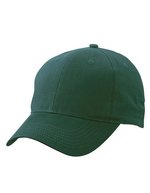 Myrtle Beach Gebürstete Baumwollcap 6-Panel, Beige One Size, MB6118 – Dark Green