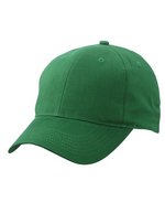 Myrtle Beach Gebürstete Baumwollcap 6-Panel, Beige One Size, MB6118 – Green