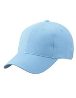 Myrtle Beach Gebürstete Baumwollcap 6-Panel, Beige One Size, MB6118 – Light Blue