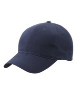 Myrtle Beach Gebürstete Baumwollcap 6-Panel, Beige One Size, MB6118 – Navy