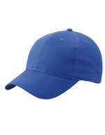 Myrtle Beach Gebürstete Baumwollcap 6-Panel, Beige One Size, MB6118 – Royal