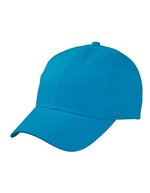Myrtle Beach Gebürstete Baumwollcap 6-Panel, Beige One Size, MB6118 – Turquoise