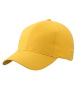 Myrtle Beach Gebürstete Baumwollcap 6-Panel, Beige One Size, MB6118 – Yellow