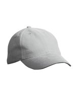 Myrtle beach 6-Panel Softlining Baumwollcap mit Metallschnalle, Black One Size, MB6126 – Grigio chiaro