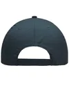 Myrtle beach 6-Panel Polyester Cap mit Velcro-Verschluss, Black One Size, MB6135 – Bild 3