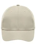 Myrtle beach 6-Panel Polyester Cap mit Velcro-Verschluss, Black One Size, MB6135 – Beige