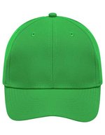 Myrtle beach 6-Panel Polyester Cap mit Velcro-Verschluss, Black One Size, MB6135 – Green