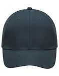 Myrtle beach 6-Panel Polyester Cap mit Velcro-Verschluss, Black One Size, MB6135 – Iron Grey