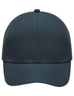 Myrtle beach 6-Panel Polyester Cap mit Velcro-Verschluss, Black One Size, MB6135 – Iron Grey