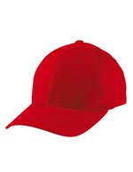 Myrtle beach 6 Panel Flexfit® Cap mit Elasthan, Beige L/XL (58/59 cm), MB6181 – Red