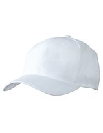 Myrtle beach 6-Panel High Performance Flexfit® Cap, Black L/XL (58/59 cm), MB6183 – White