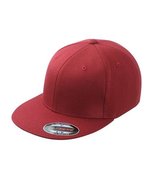Myrtle beach 6 Panel Flexfit Cap mit flachem Schirm, Black L/XL (58/59 cm), MB6184 – Wine