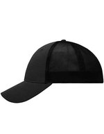 Myrtle beach 6-Panel Mesh Cap mit Belüftung, Black/Black L/XL (58/59 cm), MB6215 – Bild 2