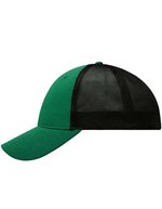 Myrtle beach 6-Panel Mesh Cap mit Belüftung, Black/Black L/XL (58/59 cm), MB6215 – Green/Black