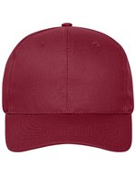 Myrtle beach 6-Panel-Cap aus Bio-Baumwolle, Black One Size, MB6236 – Burgundy