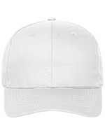 Myrtle beach 6-Panel-Cap aus Bio-Baumwolle, Black One Size, MB6236 – White