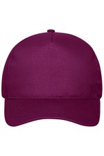 Myrtle beach Nachhaltige 5 Panel Cap Bio-Baumwolle, Black One Size, MB6237 – Bild 1