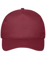 Myrtle beach Nachhaltige 5 Panel Cap Bio-Baumwolle, Black One Size, MB6237 – Burgundy