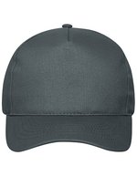 Myrtle beach Nachhaltige 5 Panel Cap Bio-Baumwolle, Black One Size, MB6237 – Graphite