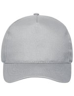 Myrtle beach Nachhaltige 5 Panel Cap Bio-Baumwolle, Black One Size, MB6237 – Light Grey