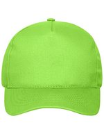 Myrtle beach Nachhaltige 5 Panel Cap Bio-Baumwolle, Black One Size, MB6237 – Lime Green