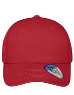 Myrtle Beach 6-Panel Mesh-Mütze Rot, Black/Black One Size, MB6239 – Rouge/Rouge