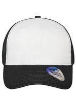 Myrtle Beach 6-Panel Mesh-Mütze Rot, Black/Black One Size, MB6239 – Blanc/Noir